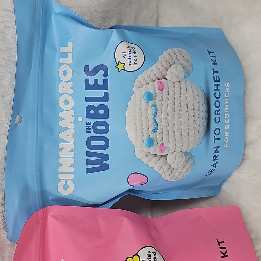 The Woobles Hello Kitty, My Melody And Cinnamoroll Crochet Kits - Picture 4 of 7